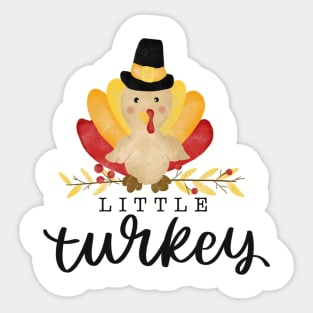 Little Turkey Sticker